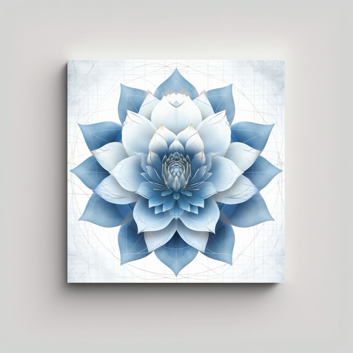 GENERICO - Composición Elegante De Geometría Sagrada: 90x90 Cm