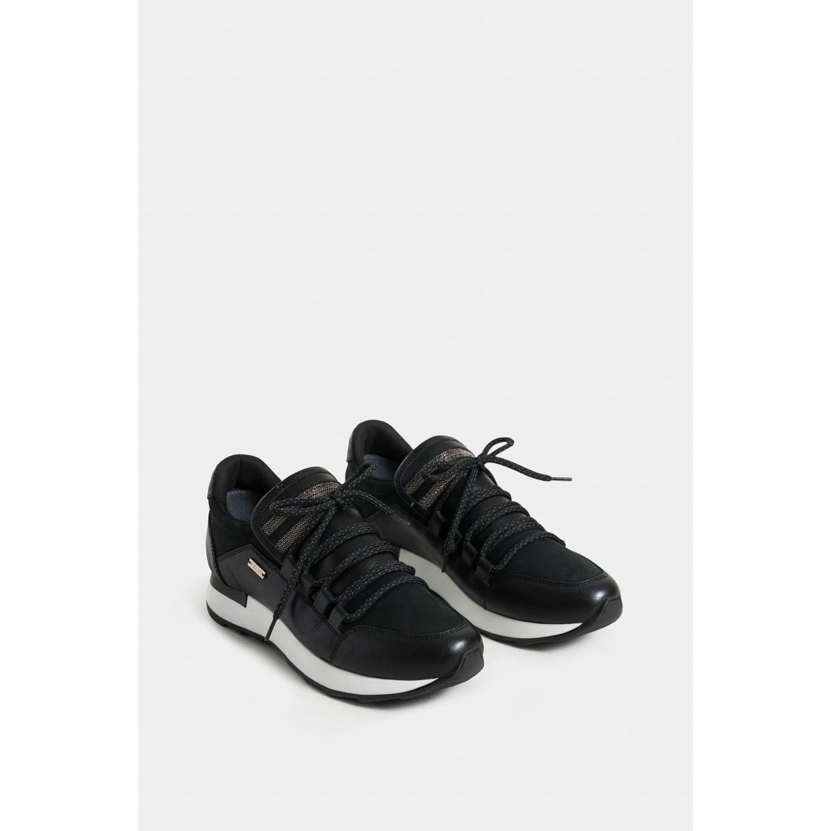 VELEZ - Vélez Zapatos Cordón Napoles 2.0 Cuero Mujer Negro