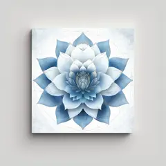 GENERICO - Composición Elegante De Geometría Sagrada: 30x30 Cm