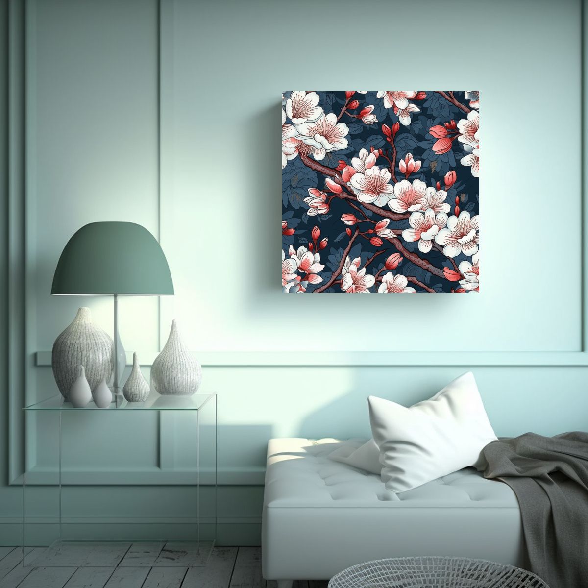 GENERICO - Cuadros Únicos Canva Cálidos Con Detalles 90x90 Cm