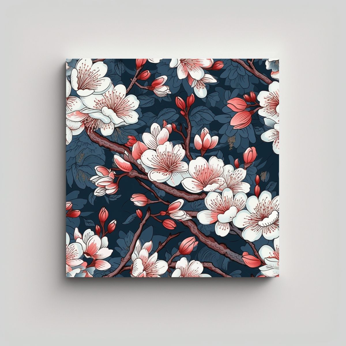 GENERICO - Cuadros Únicos Canva Cálidos Con Detalles 50x50 Cm