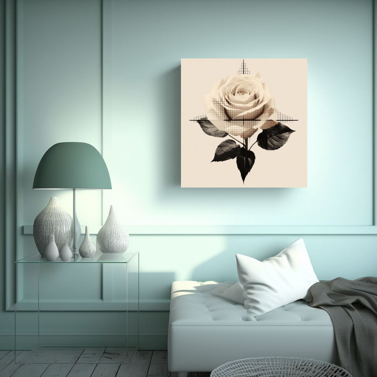 GENERICO - Pintura Decorativa Arte De Pared Colores Símbolo 50x50 Cm