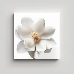 GENERICO - Ilustración Magnolia Época Cuadro Decorativo En 60x60 Cm