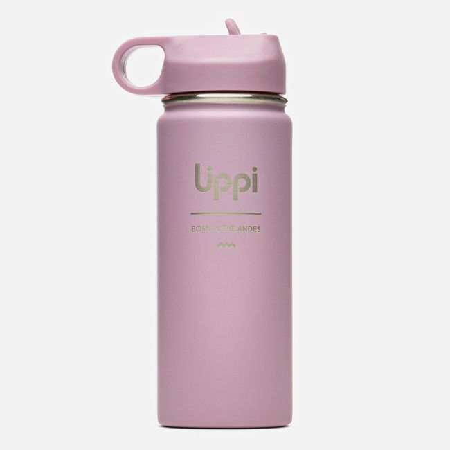LIPPI - Botella Light Steel Sport Top Bottle 550ml Rosa Lippi