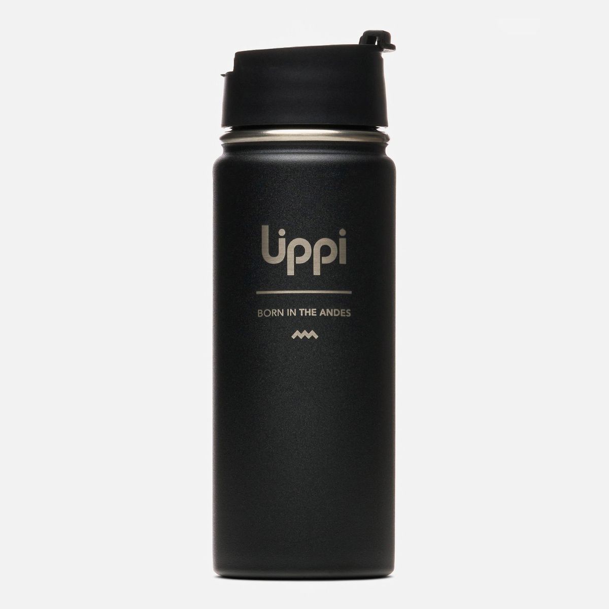 LIPPI - Botella Light Steel Hot Top Bottle 550ml Negro Lippi