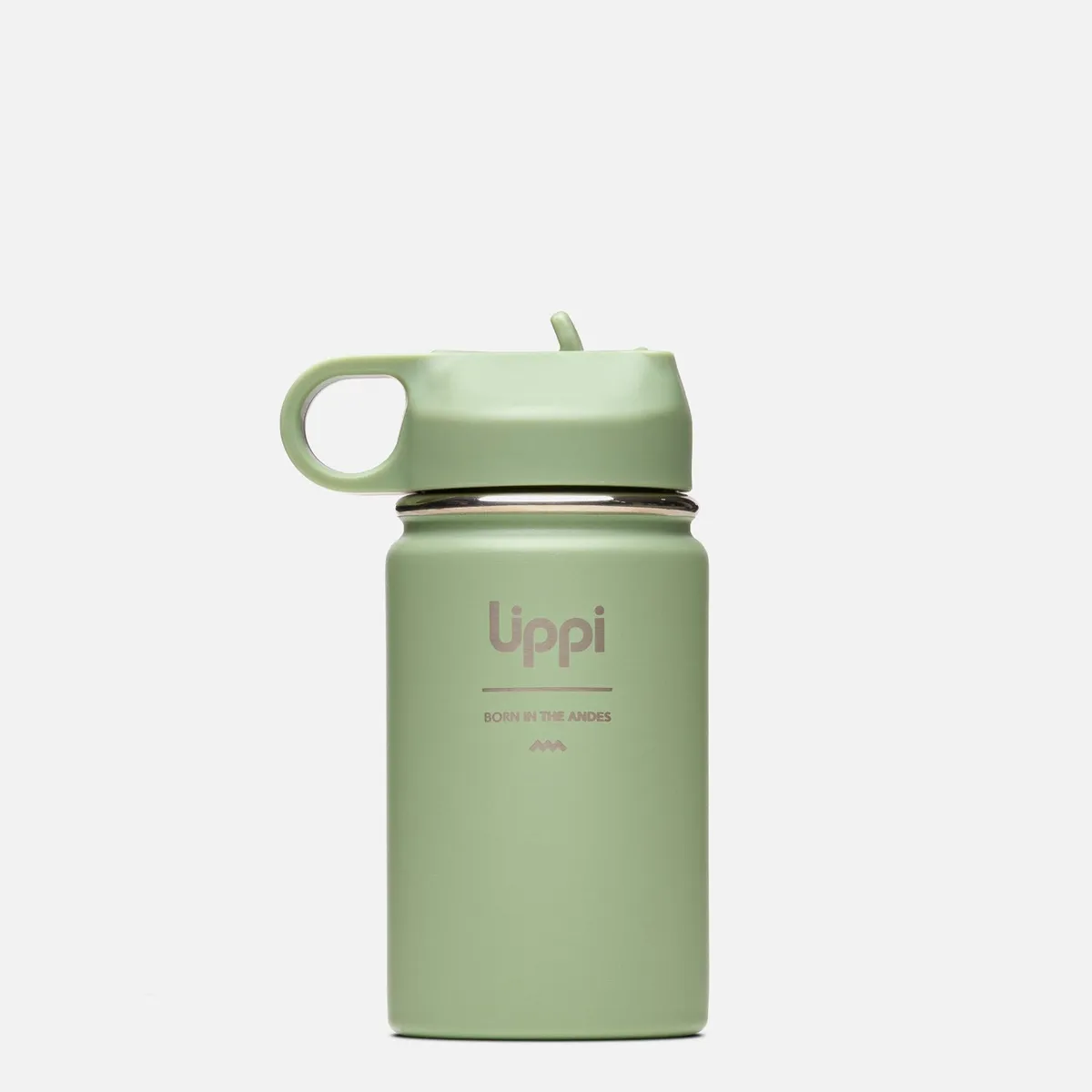 LIPPI - Botella Light Steel Sport Kids 350ml Verde Lippi
