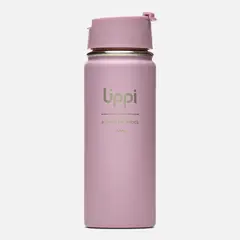 LIPPI - Botella Light Steel Hot Top Bottle 550ml Rosa Oscuro