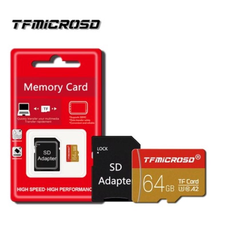 GENERICO - Tarjeta de Memoria 64 GB + Adaptador