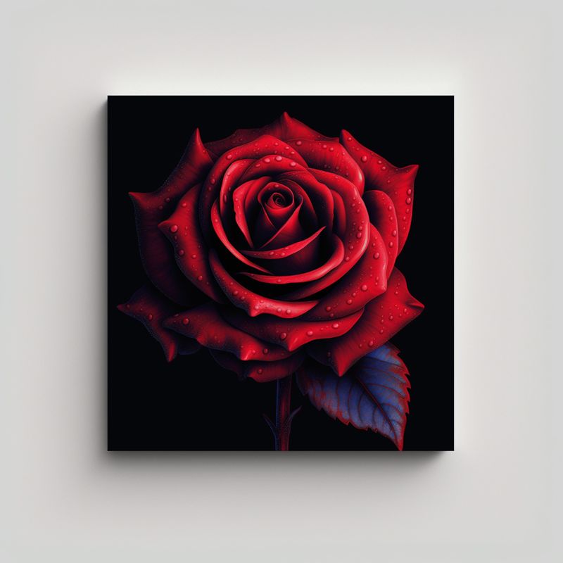 GENERICO - Cuadro Decorativo Lienzo Cuadrado Alegría - Arte 30x30 Cm