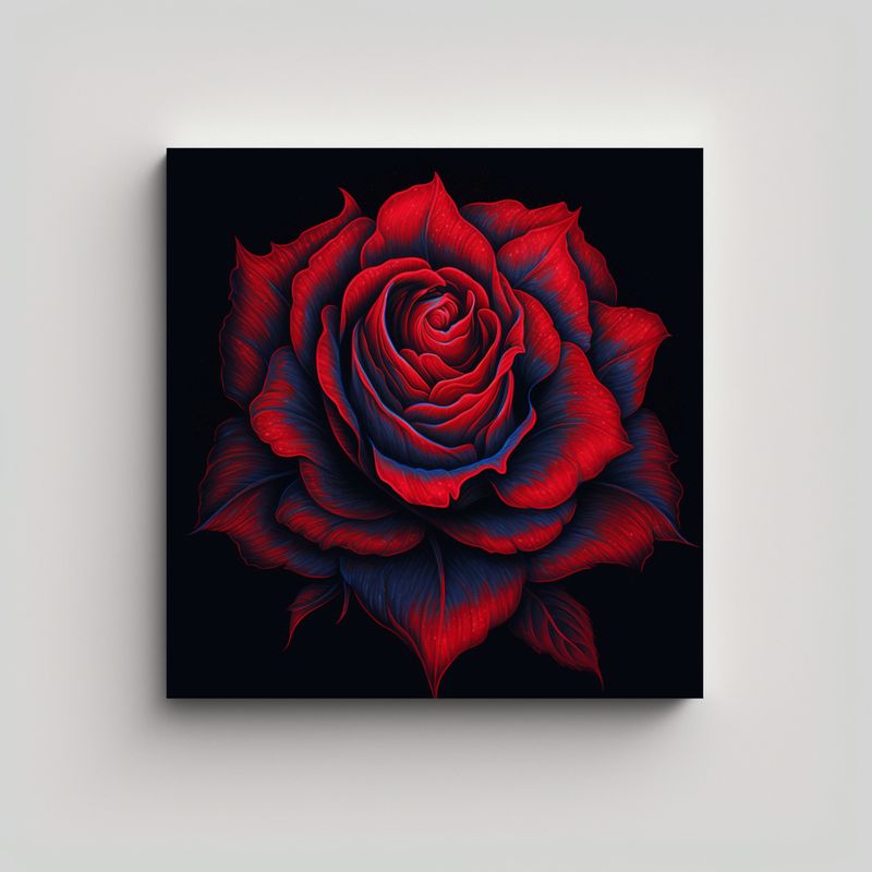 GENERICO - Cuadro Decorativo De Figuras Premium Para 60x60 Cm