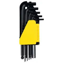 STANLEY - Set 12 llaves hex. largas punta redonda 69-257