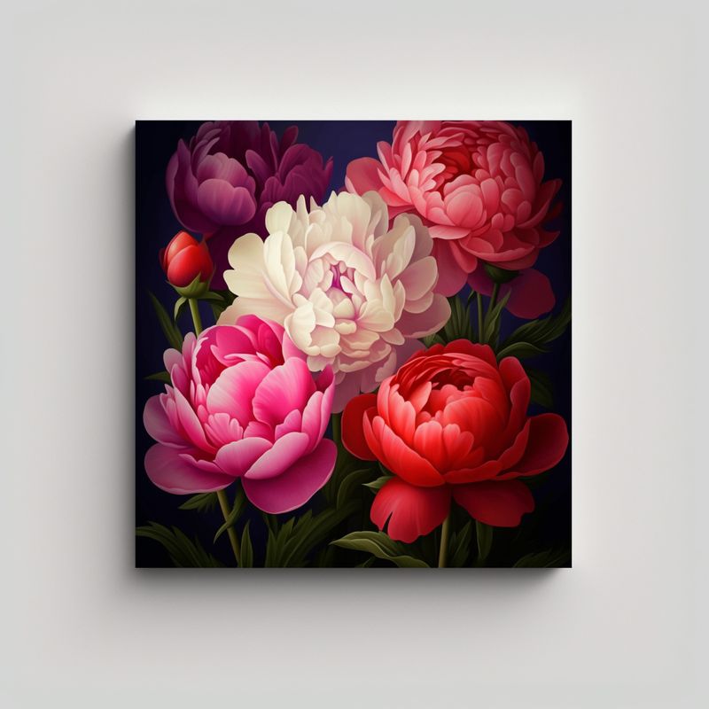 GENERICO - Cuadros Decorativos Canva: Elegancia Y Estilo 80x80 Cm
