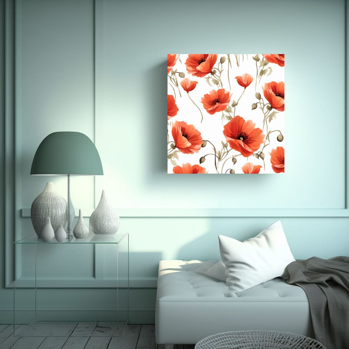 GENERICO - Detalle De Movimiento: Patrón Vectorial De 30x30 Cm