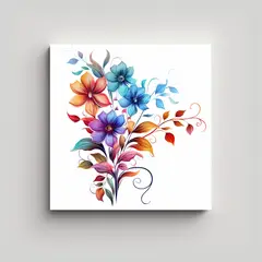 GENERICO - Armonía De Colores: Cuadros Decorativos De 40x40 Cm