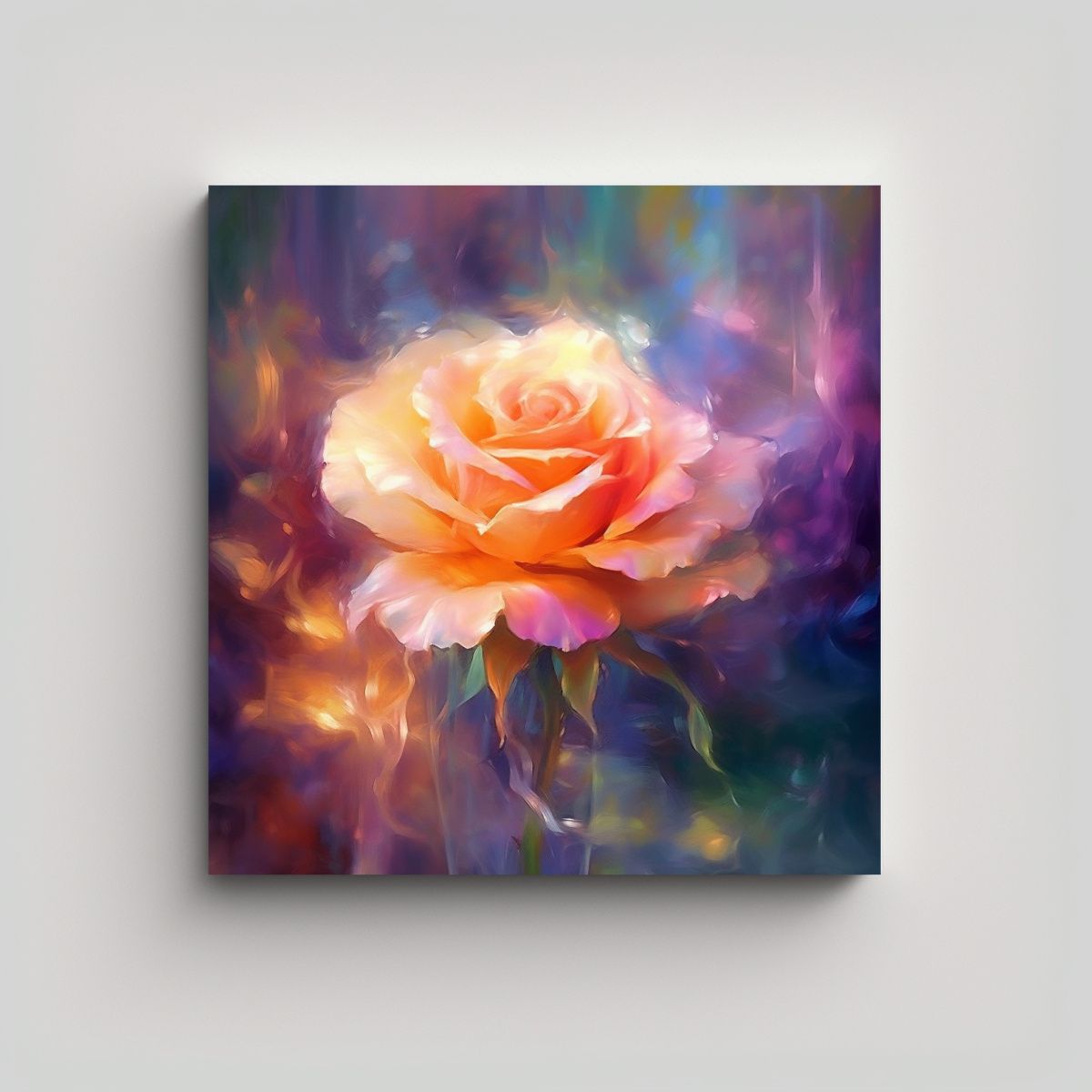 GENERICO - Pintura Decorativa Calma Melodía Tela 90x90 Cm