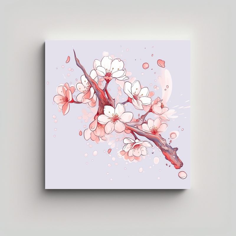 GENERICO - Lienzo Decorativo Estilo Anime Con Motivo De 60x60 Cm