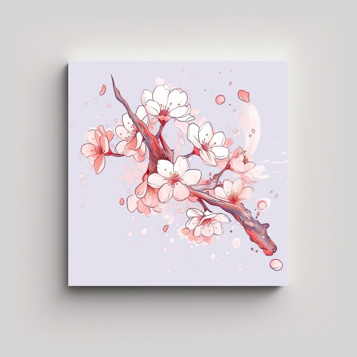 GENERICO - Lienzo Decorativo Estilo Anime Con Motivo De 50x50 Cm