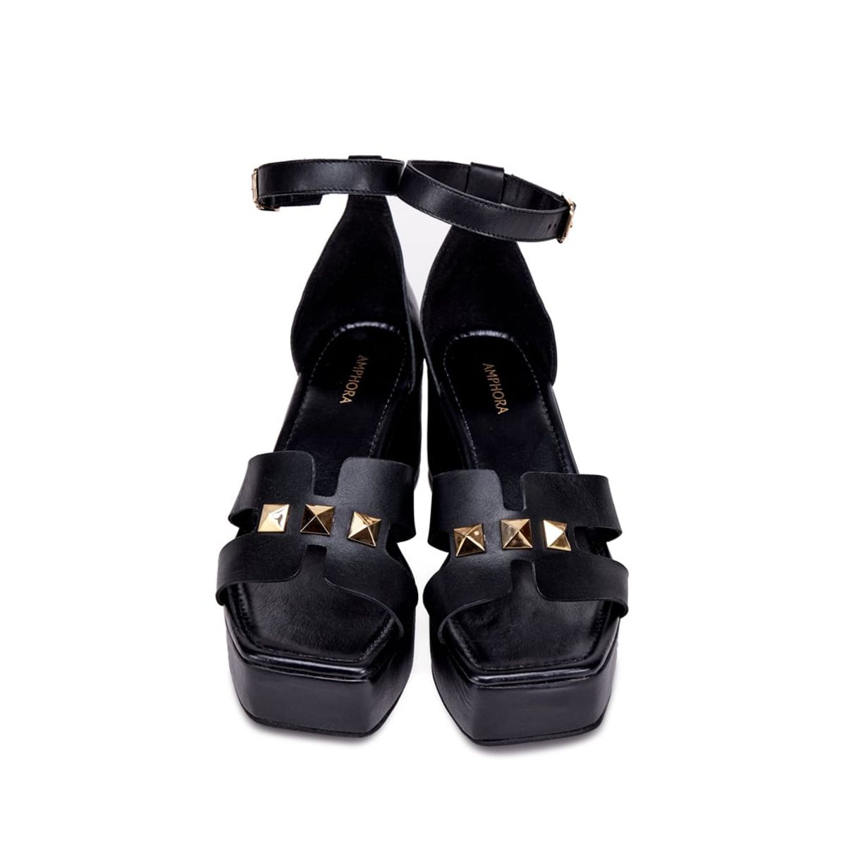 AMPHORA - Sandalia Helga Negro