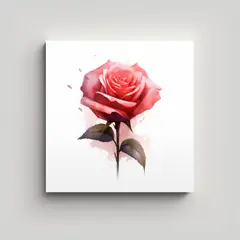 GENERICO - Canva Rosa Suave Pastel Motivo Espectacular 60x60 Cm