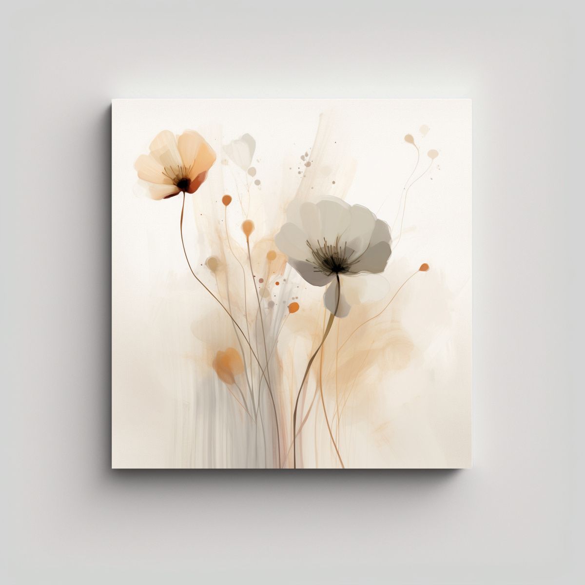 GENERICO - Impacto Visual: Cuadro Minimalista Abstracto De 60x60 Cm