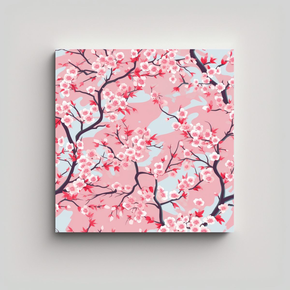 GENERICO - Expresividad En Lienzo: Tranquilidad De Flor De 80x80 Cm