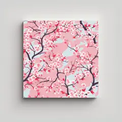 GENERICO - Expresividad En Lienzo: Tranquilidad De Flor De 40x40 Cm