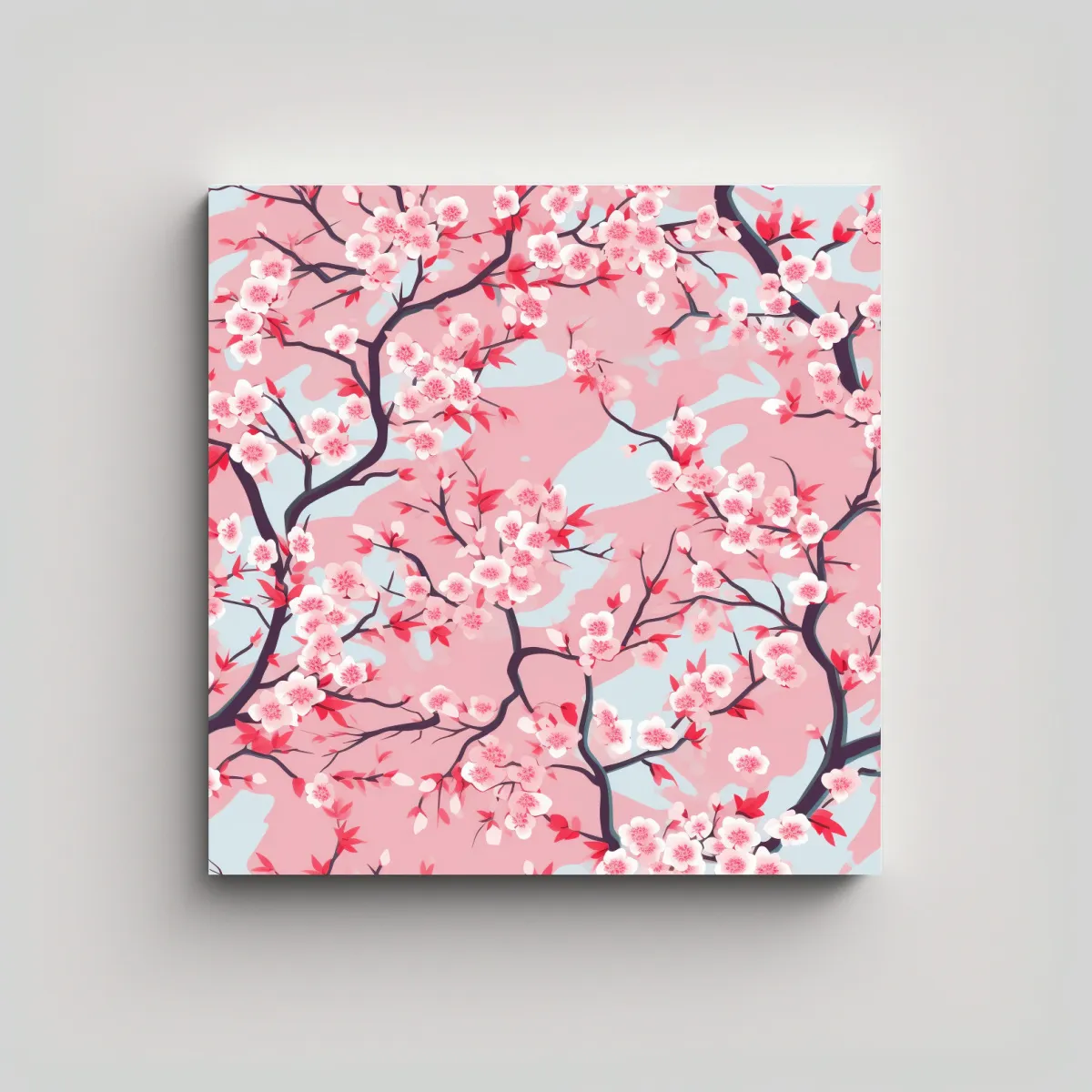 GENERICO - Expresividad En Lienzo: Tranquilidad De Flor De 50x50 Cm