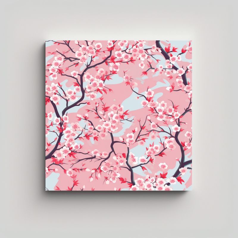 GENERICO - Expresividad En Lienzo: Tranquilidad De Flor De 30x30 Cm