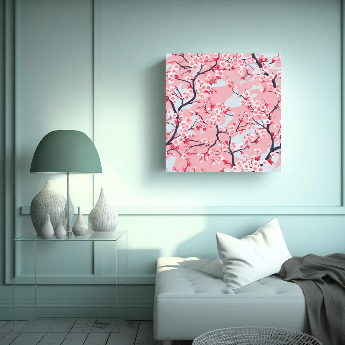 GENERICO - Expresividad En Lienzo: Tranquilidad De Flor De 30x30 Cm