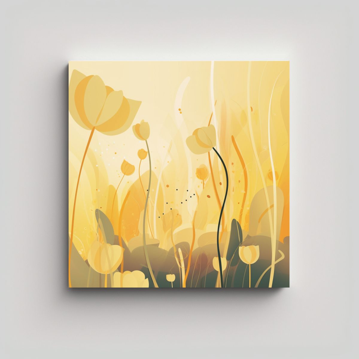 GENERICO - Ilustración Decorativa Espacio Creativo 80x80 Cm