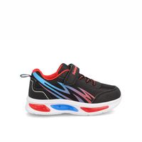 Zapatilla Niño Bubblegummers Demian Negro-Rojo