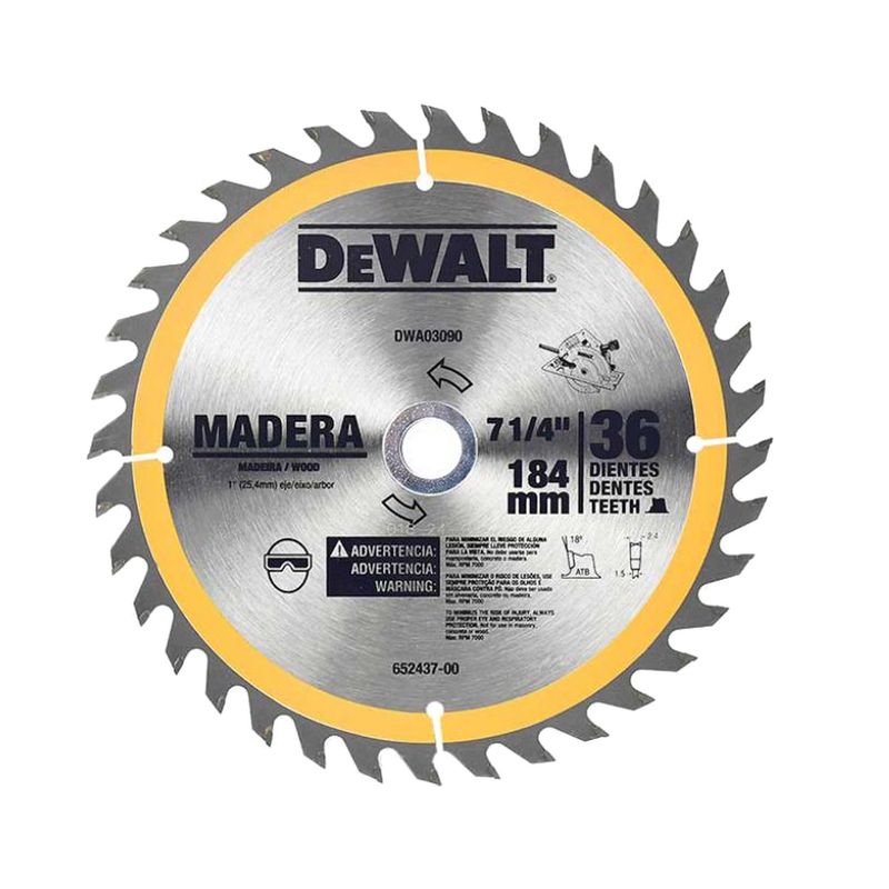 DEWALT - Disco de sierra 7-14 36T DEWALT DWA03090