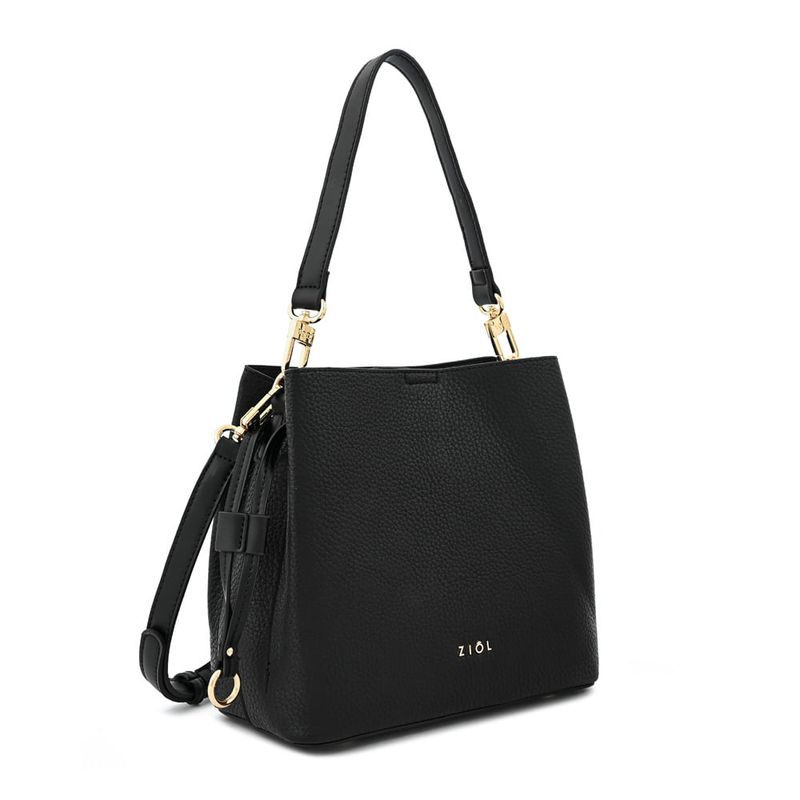 ZIOL - Cartera bandolera mediana ariadna negro