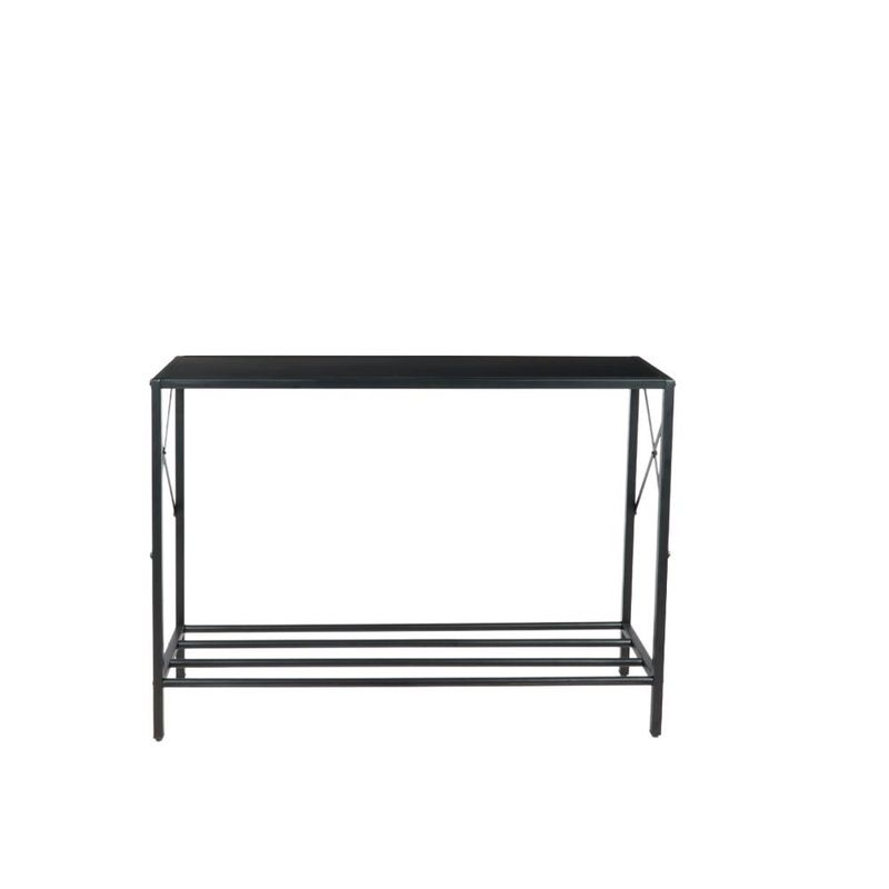 KLIK - Arrimo tradicional negro metal mdf KLIK