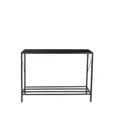 KLIK - Arrimo tradicional negro metal mdf