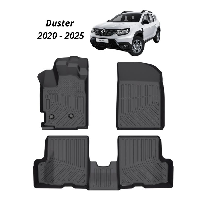 BLACK SNAKE OFF ROAD EQUIPMENT - Set Cubre Piso Calce Perfecto Renault Duster 2020-2025