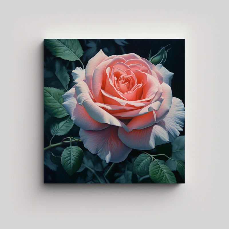 GENERICO - Cuadro Decorativo De Colores Actuales Con Motivo 70x70 Cm