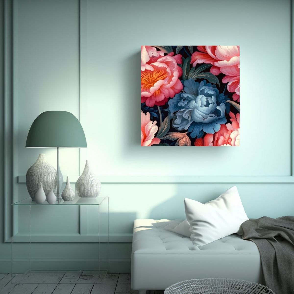 GENERICO - Armonía De Colores: Cuadro Decorativo Con 40x40 Cm