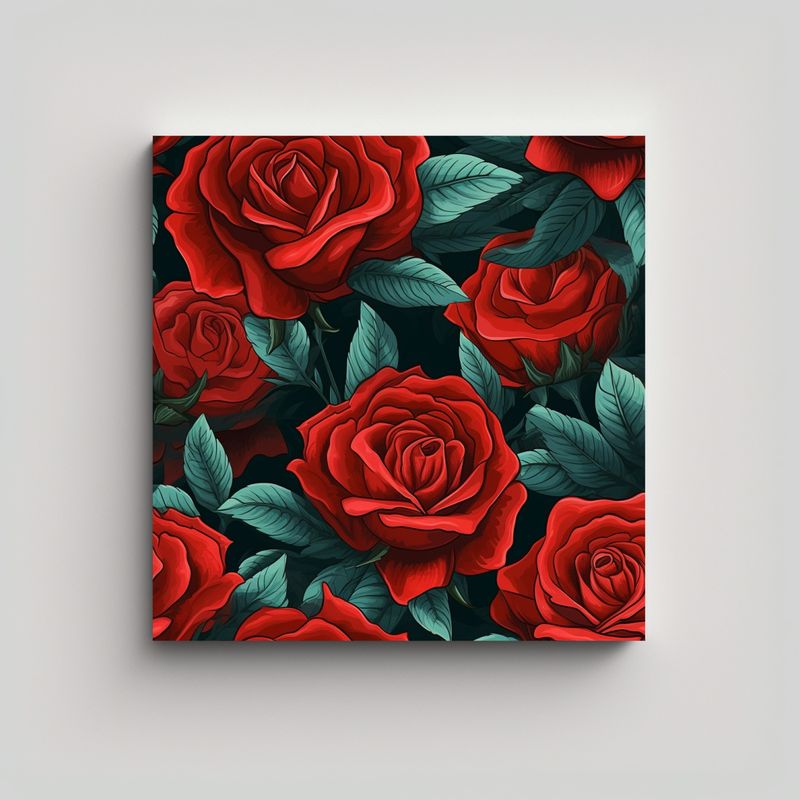 GENERICO - Cuadro Decorativo Ambiente Expresión: Lienzo De 30x30 Cm