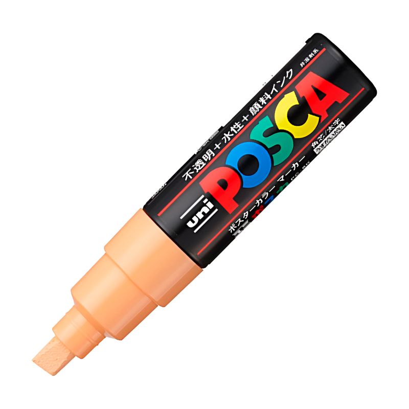 MITSUBISHI - Posca PC-8K - Marcador Ancho Punta Biselada Japonés NPALIDO
