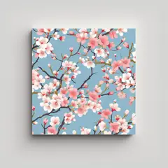 GENERICO - Decoración Canva Cherry Blossoms Edgington 50x50 Cm