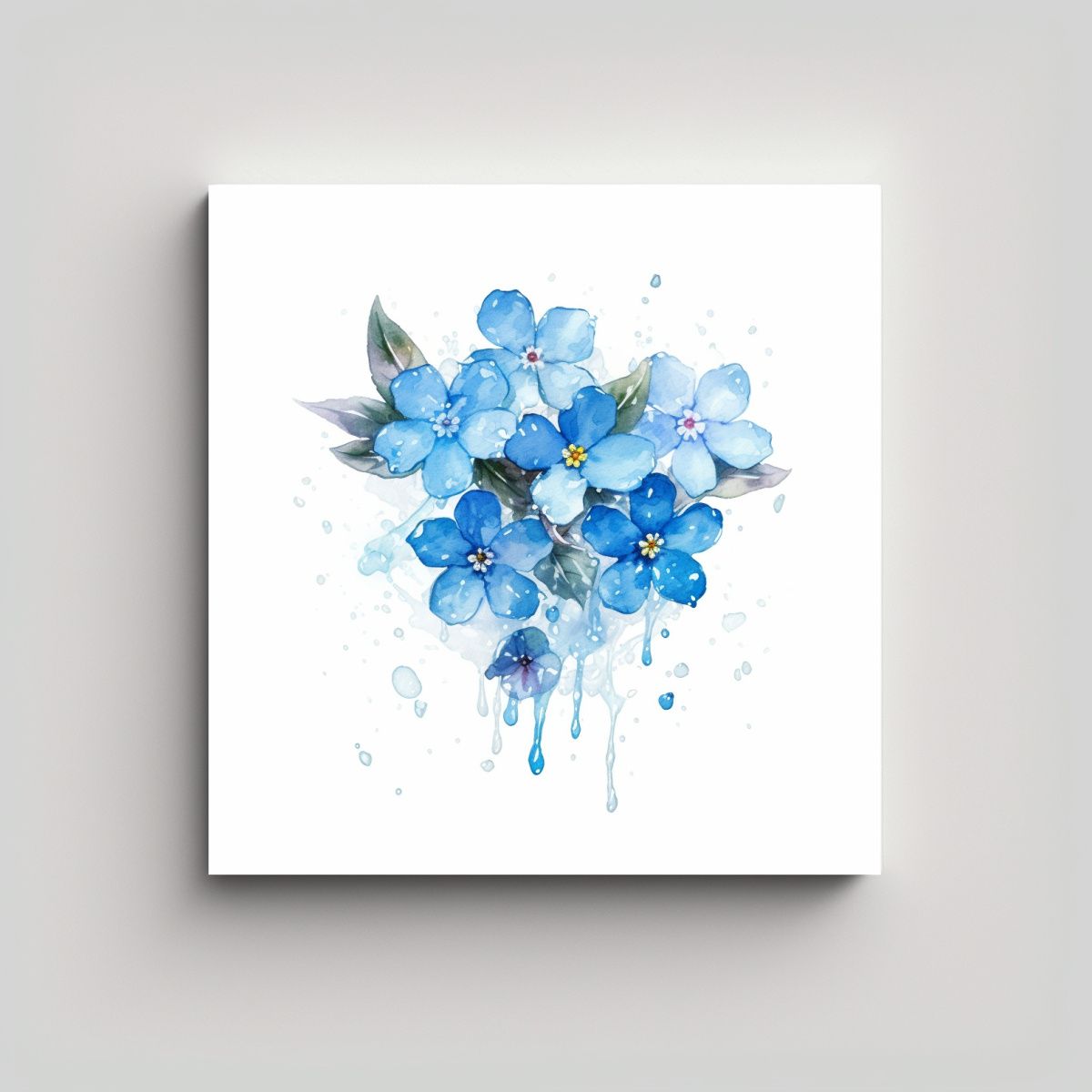 GENERICO - Arte Calido De Dormitorio: Splash De Flor 30x30 Cm