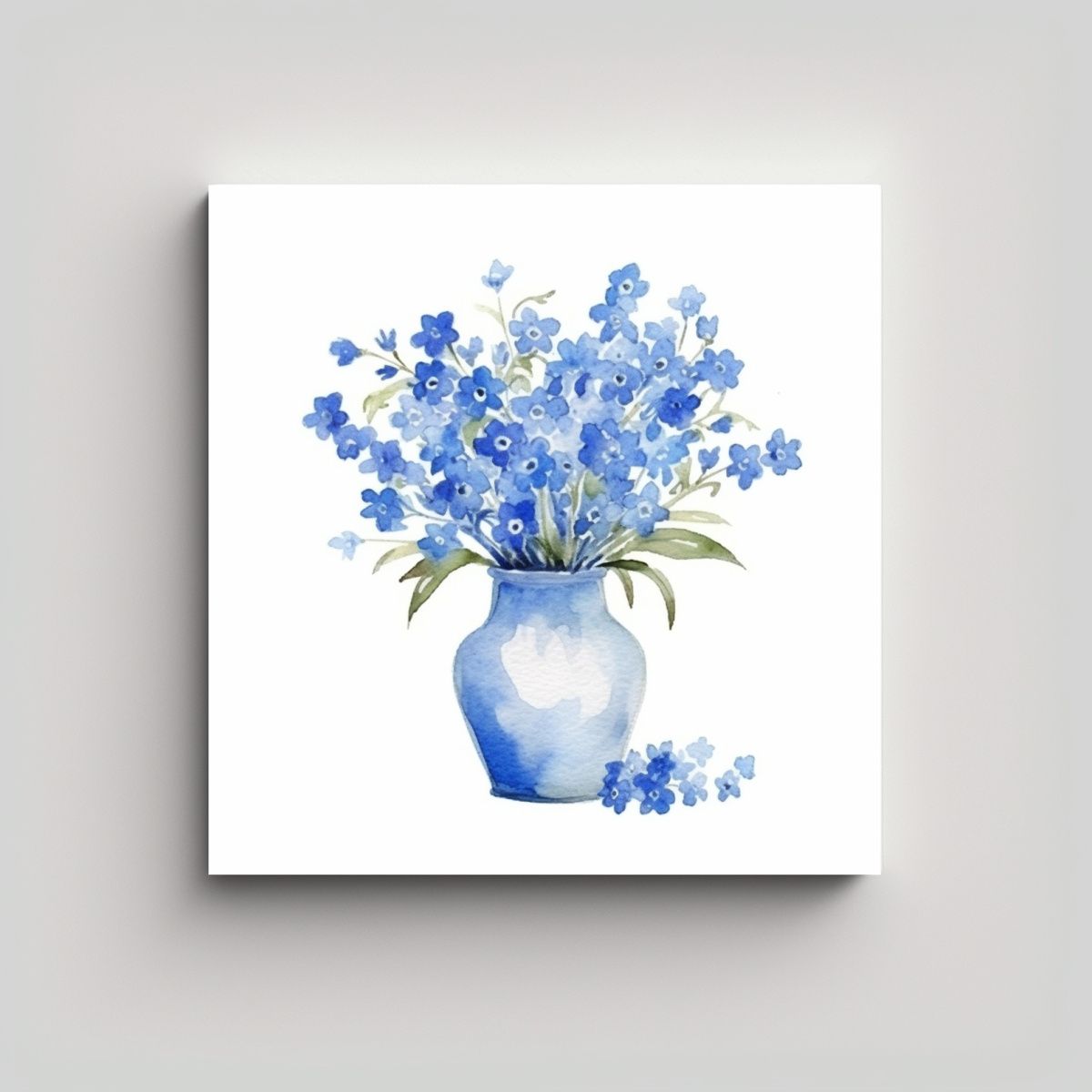 GENERICO - Arte De Pared Majestuoso: Clipart Acuarela De 80x80 Cm