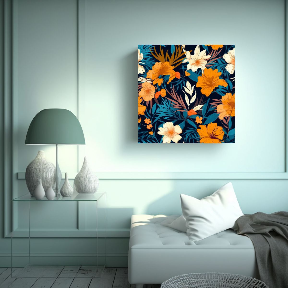 GENERICO - Cuadro Minimalista De Alta Calidad Con Patrón 80x80 Cm