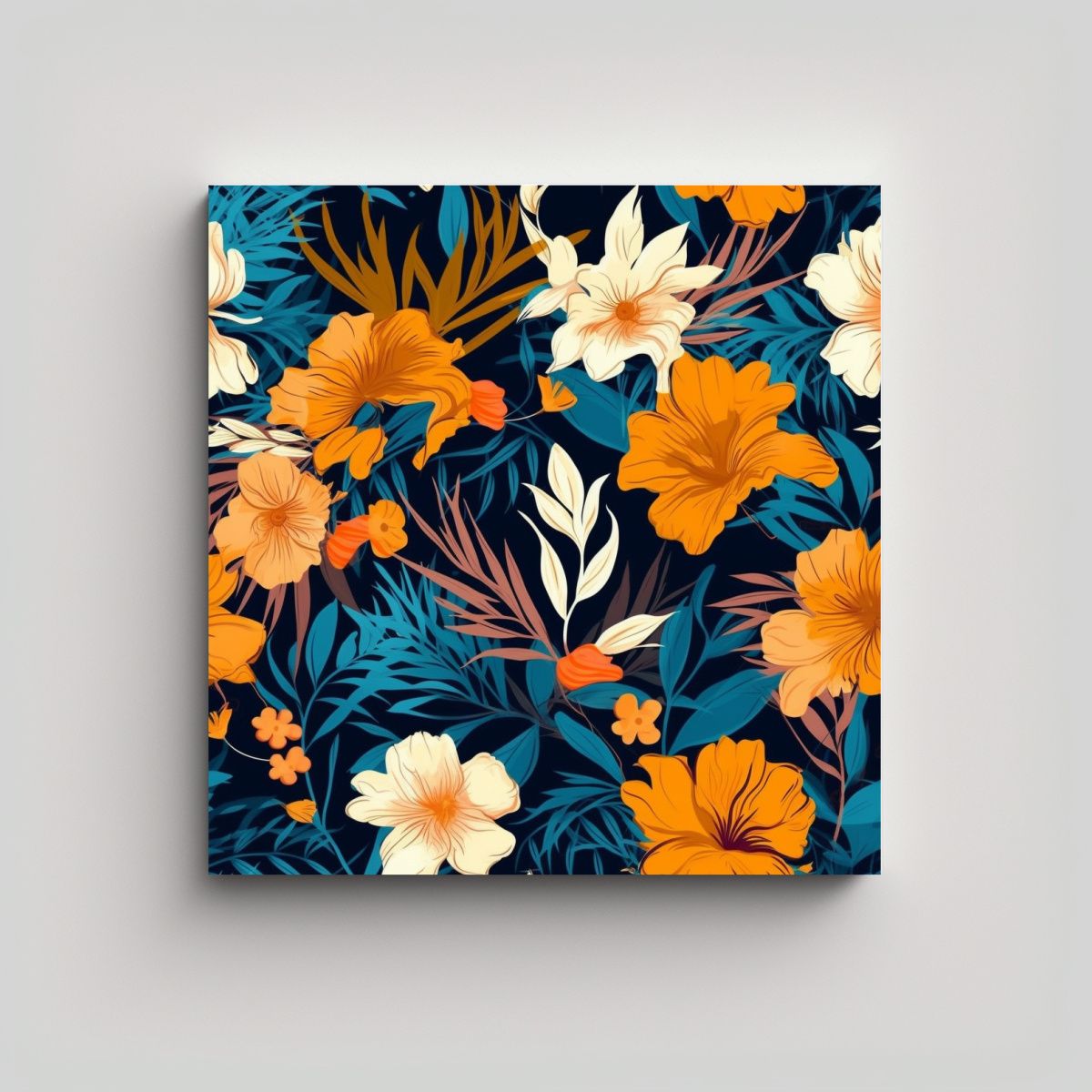 GENERICO - Cuadro Minimalista De Alta Calidad Con Patrón 50x50 Cm