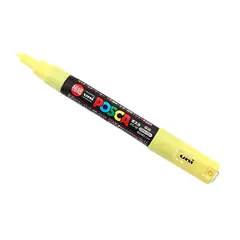 MITSUBISHI - Lapiz Posca Pc-1m Pastel Amarillo Punta Fina 07mm Japones