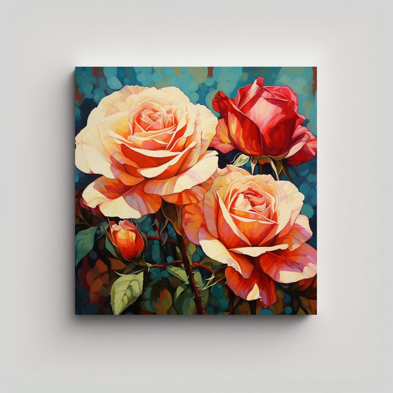 GENERICO - Espectacular Cuadro Decorativo De Impactantes 30x30 Cm