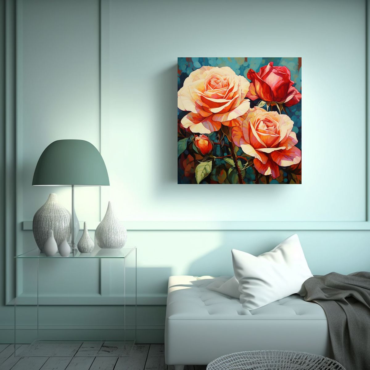 GENERICO - Espectacular Cuadro Decorativo De Impactantes 50x50 Cm