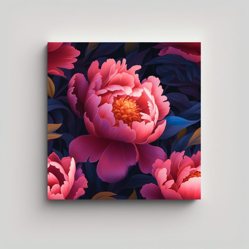 GENERICO - Cuadros Decorativos Con Relieve: Composición De 70x70 Cm