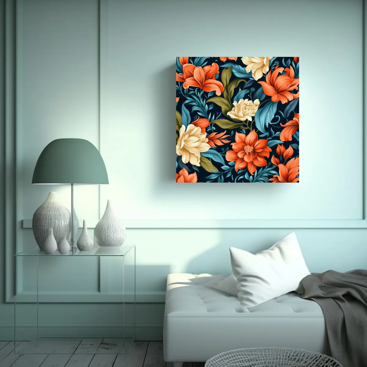 GENERICO - Arte Floral: Motivos Y Patrones Decorativos Para 50x50 Cm